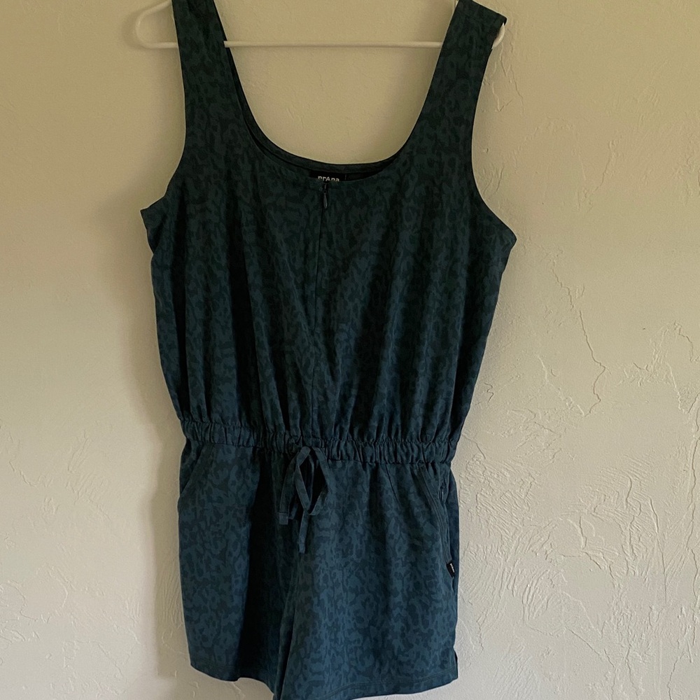Prana Dark Teal Sleeveless Romper